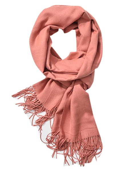 SKSL004 design pure color imitation cashmere scarf tassel scarf manufacturer detail view-22